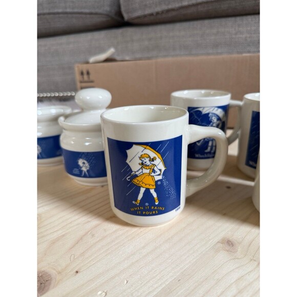 Morton Salt company mugs and creamer set - Picture 11 of 12